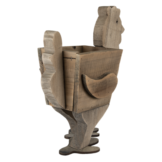 Clayre & Eef | Bloempot Binnen Kip Bruin 35x18x40 cm | 6H2096