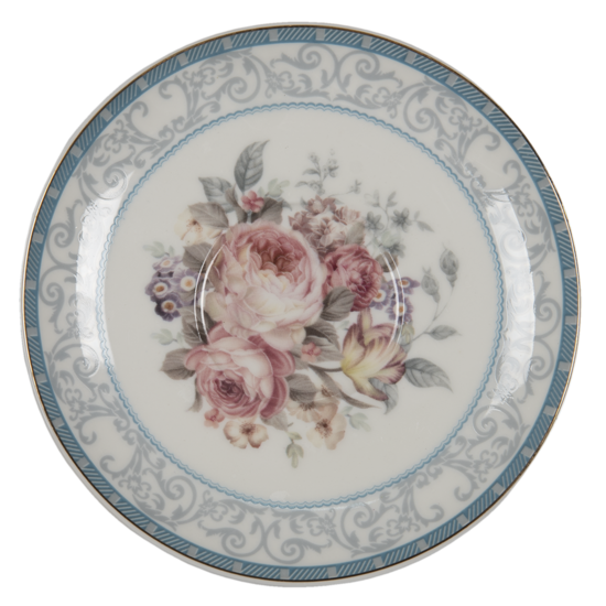 Tea for one set 16*10*14 cm / 400 ml / 250 ml Blauw | PECTEFO | Clayre & Eef 3