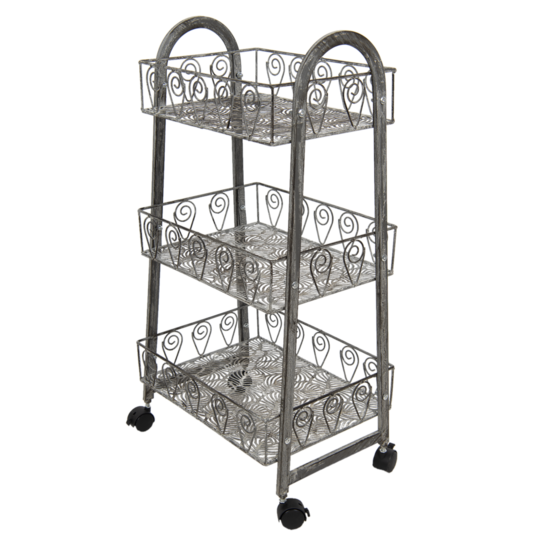 5Y0982 Opbergrek Grijs 37*26*80 cm 37*26*80 cm Grijs | 5Y0982 | Clayre & Eef 1