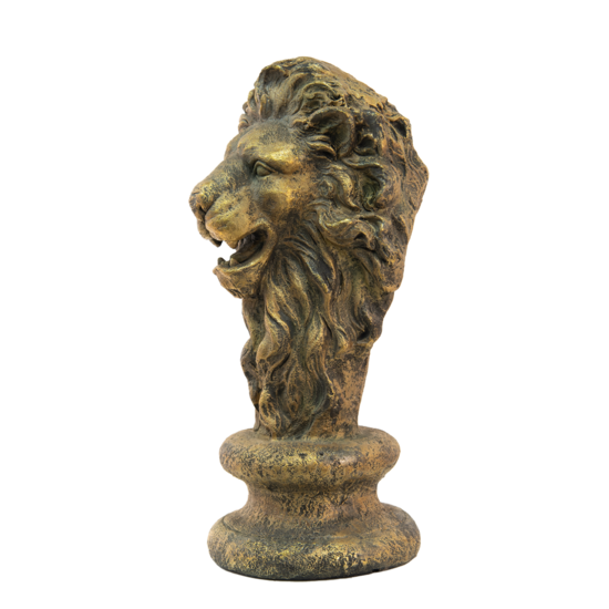 5PR0060GO Decoratie Beeld Leeuw Goudkleurig 32*32*67 cm 32*32*67 cm Goudkleurig | 5PR0060GO | Clayre & Eef 1