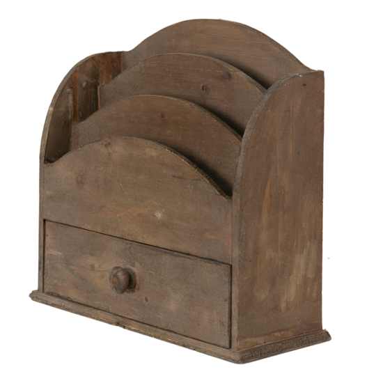 6H2111 Brievenhouder Bruin 33*13*31 cm 33*13*31 cm Bruin | 6H2111 | Clayre & Eef 1