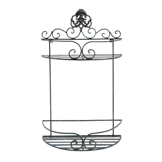 6Y4677 Wandrek Zwart 33*16*53 cm 33*16*53 cm Zwart | 6Y4677 | Clayre & Eef