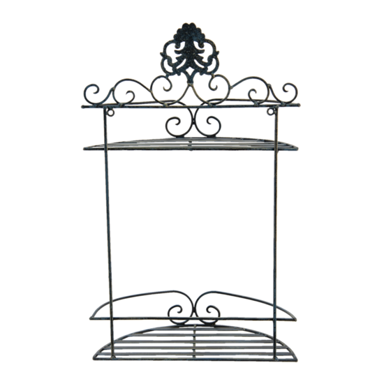 6Y4677 Wandrek Zwart 33*16*53 cm 33*16*53 cm Zwart | 6Y4677 | Clayre & Eef 2