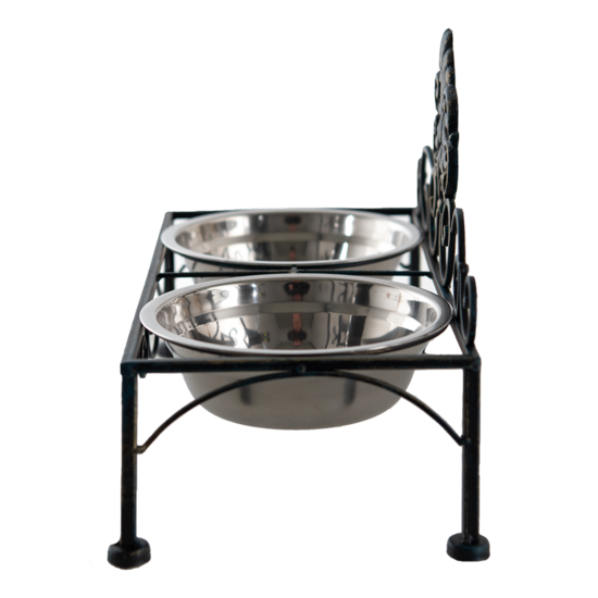 6Y4682 Voerbak Hond Zwart 39*19*25 cm 39*19*25 cm Zwart | 6Y4682 | Clayre & Eef 2