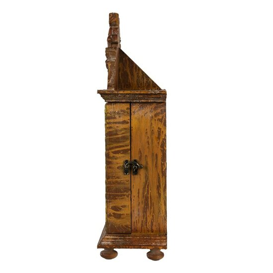 6KL0747 Tafelklok Bruin 27*12*44 cm 27*12*44 cm Bruin | 6KL0747 | Clayre & Eef 2