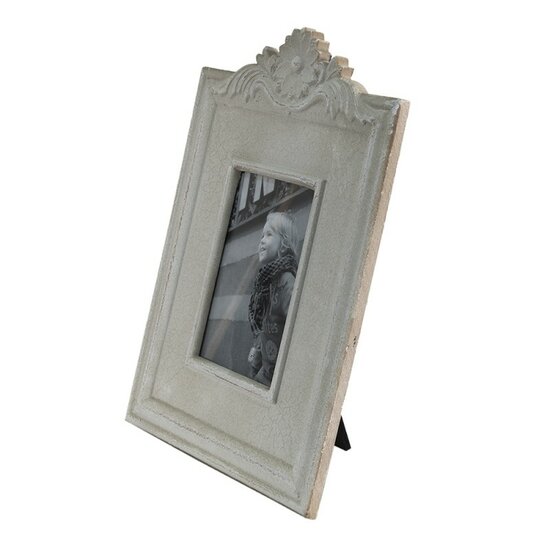 2F0858 Fotolijst Creme 28*2*37 cm / 15*20 cm 27*2*36 cm / 13*17 cm Creme | 2F0858 | Clayre & Eef 1