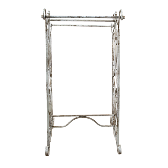 Clayre & Eef | Handdoekhouder Grijs 48x36x89 cm | 5Y1012