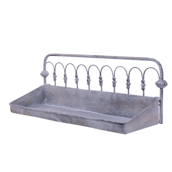 Clayre & Eef | Wandrek Grijs, Beige 55x18x21 cm | 6Y4775