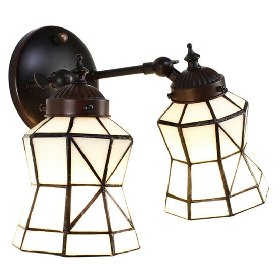 5ll-6211-wandlamp-tiffany-302323-cm-e14-max-240w-wit-bruin-glas-metaal-muurlamp-sfeerlamp