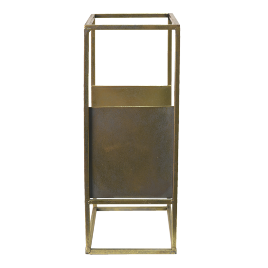Clayre & Eef | Windlicht Koperkleurig 25x15x38 cm | 6Y4504