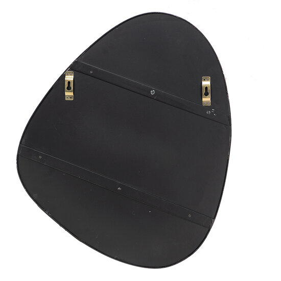 Clayre & Eef | Wandspiegel Zwart 50x2x60 cm | 52S258