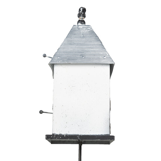 Clayre & Eef | Tuinsteker Grijs, Wit 18x13x109 cm | 5Y1010