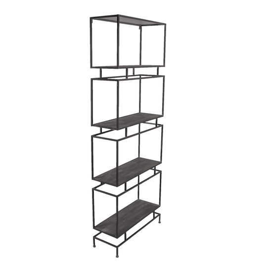 Clayre & Eef | Wandrek Zwart 61x23x160 cm | 5Y3481
