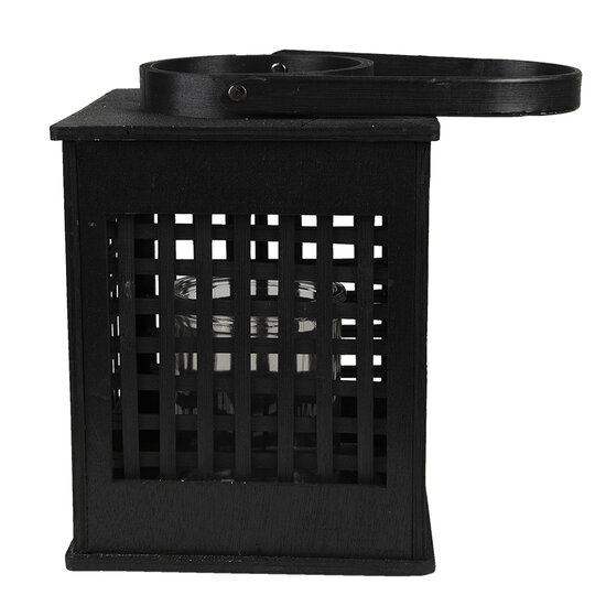 Clayre & Eef | Windlicht Zwart 19x19x25 cm | 6RO0579L