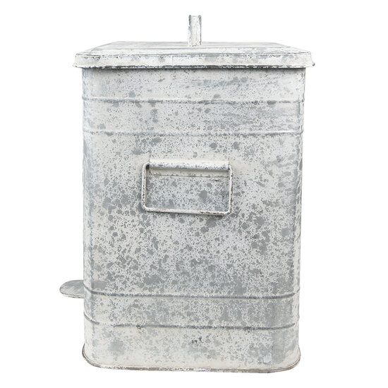 Clayre & Eef | Pedaalemmer Grijs 26x26x36 cm | 6Y4776
