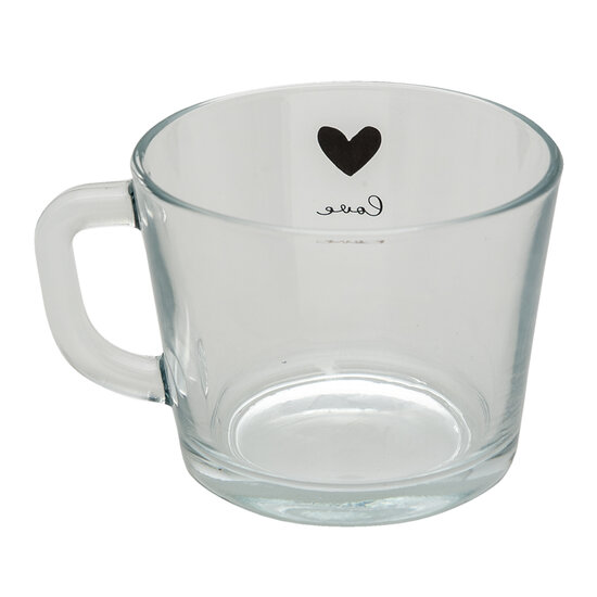 Clayre & Eef | Theeglas Transparant 450 ml | 6GL3519