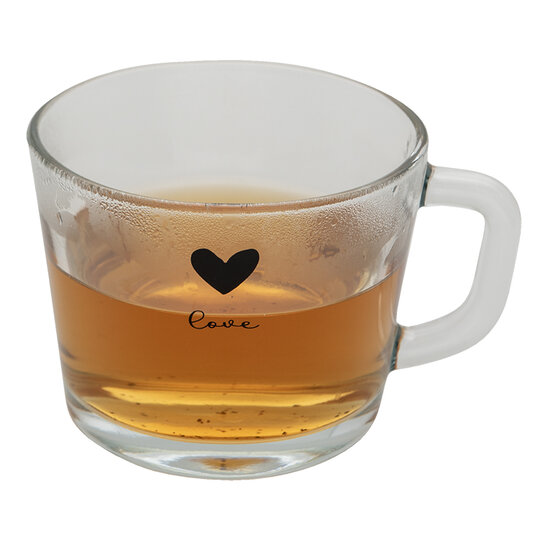 Clayre & Eef | Theeglas Transparant 450 ml | 6GL3519