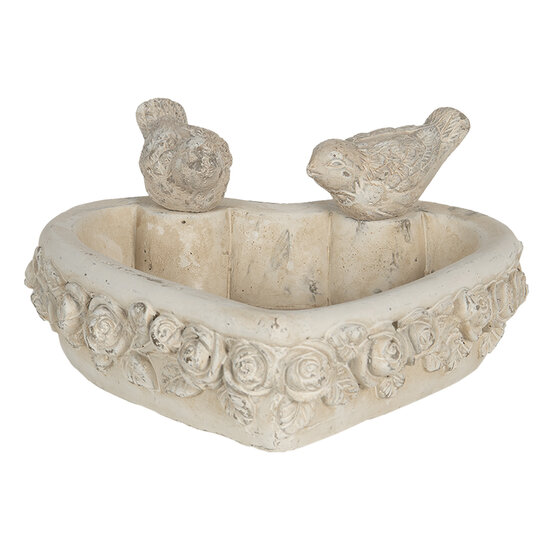 Clayre & Eef | Vogelvoederbak Grijs 24x24x11 cm | 6TE0353
