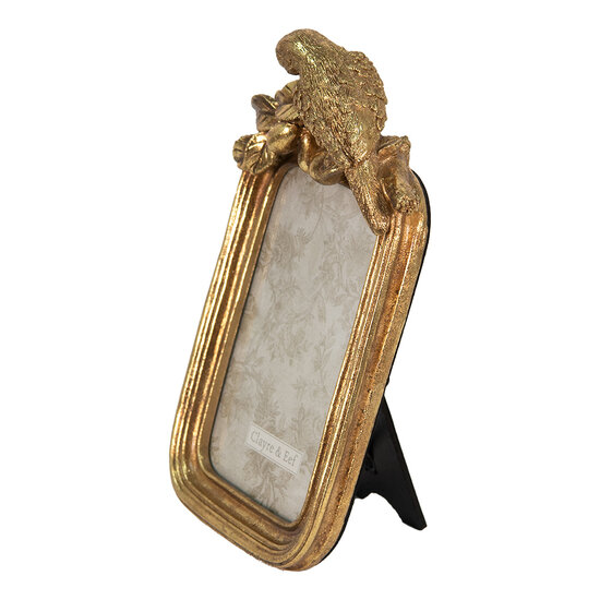 Clayre & Eef | Fotolijst Goudkleurig 13x4x22 cm / 10x15 cm | 2F0929