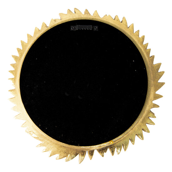 Clayre & Eef | Wandspiegel Goudkleurig ø 25x3 cm | 62S256