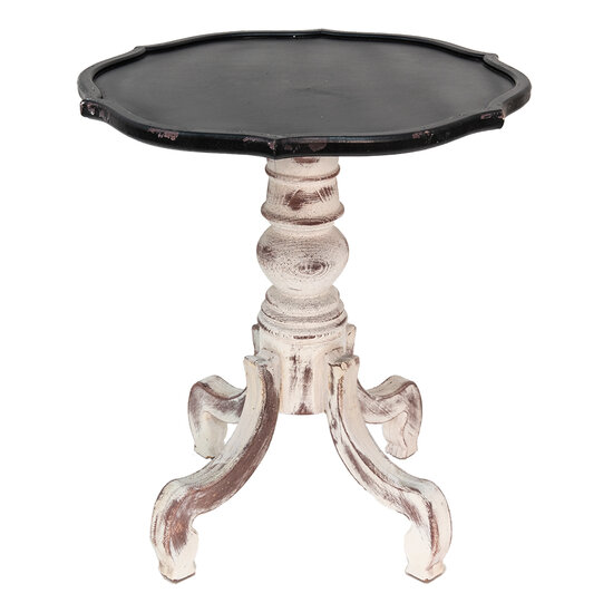 Clayre & Eef | Bijzettafel Zwart ø 66x75 cm | 5H0539