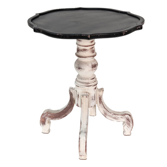 Clayre & Eef | Bijzettafel Zwart ø 66x75 cm | 5H0539