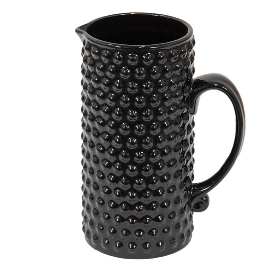 Clayre & Eef | Decoratieve Schenkkan Zwart 14x9x20 cm / 1000 ml | 6CE1474
