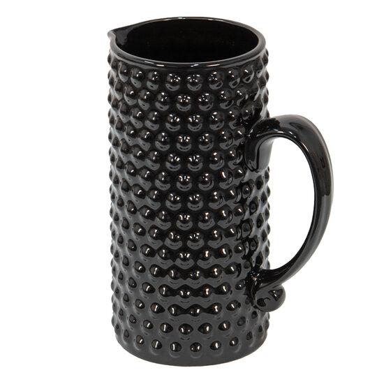 Clayre & Eef | Decoratieve Schenkkan Zwart 14x9x20 cm / 1000 ml | 6CE1474