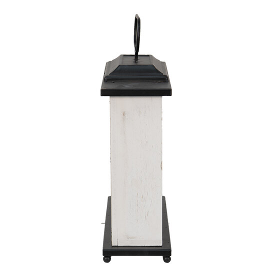 Clayre & Eef | Tafelklok Wit 36x10x32 cm / 1xAA | 6KL0768