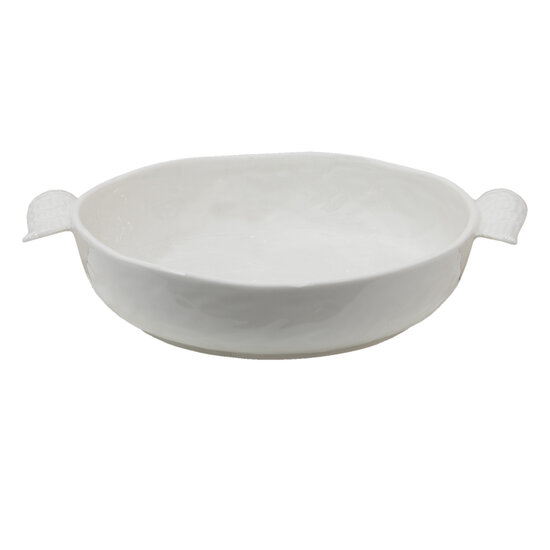 Clayre & Eef | Serveerschaal Wit 27x22x5 cm / 800 ml | WINPS