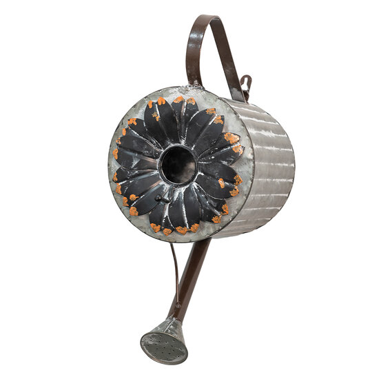 Clayre & Eef | Vogelhuis Gieter Grijs 18x25x41 cm | 6Y4857