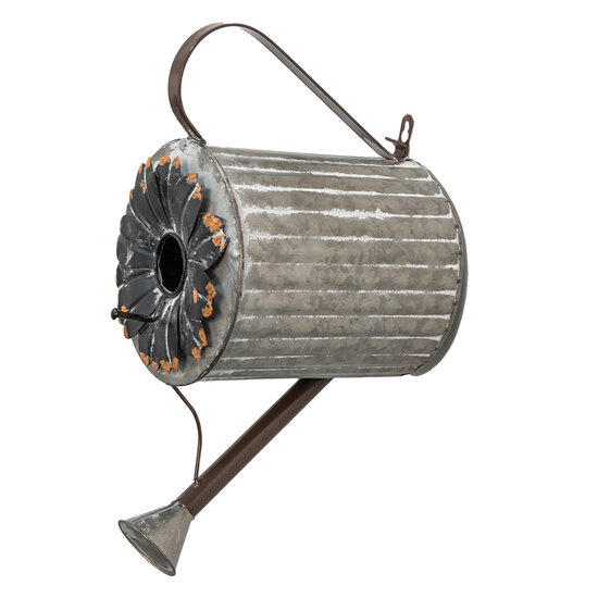 Clayre & Eef | Vogelhuis Gieter Grijs 18x25x41 cm | 6Y4857