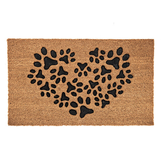 Clayre & Eef | Deurmat Buiten Bruin 75x45x1 cm | MC248