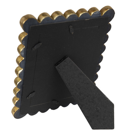 Clayre & Eef | Fotolijst Goudkleurig, Zwart 19x2x24 cm / 13x18 cm | 2F0954