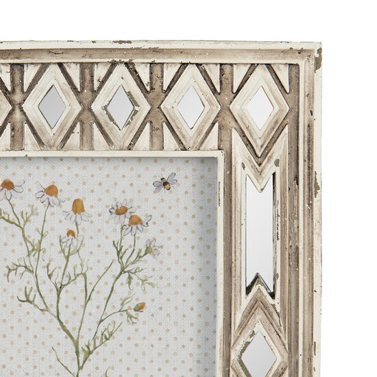 Clayre & Eef | Fotolijst Beige, Bruin 17x2x22 cm / 10x15 cm | 2F0961