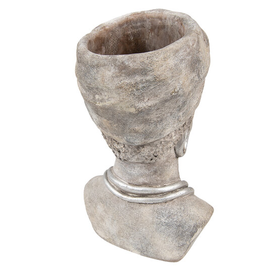 Clayre & Eef | Bloempot Binnen Beige 17x16x27 cm | 6TE0416
