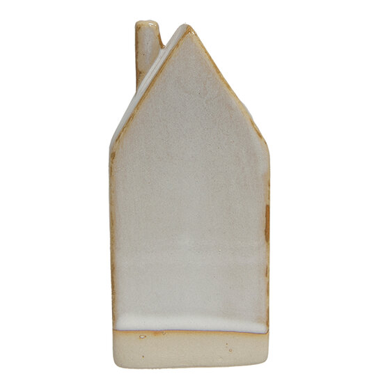 Clayre &amp; Eef   | Decoratie Huisje met LED Beige 5x5x12 cm | 6CE1506