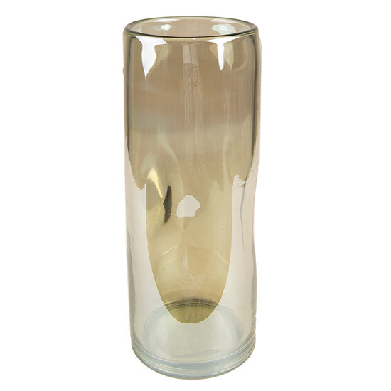 Clayre & Eef | Vazen glas Groen ø 9x23 cm | 6GL4095
