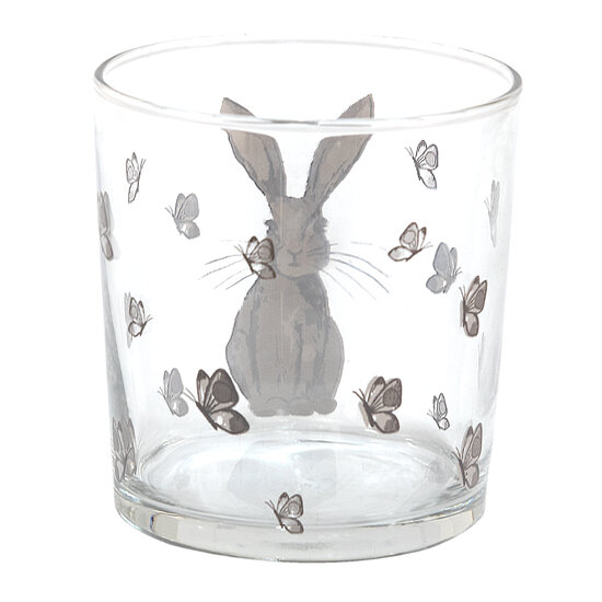 Clayre & Eef | Waterglas Transparant ø 8x9 cm / 250 ml | 6GL4087