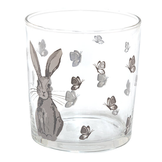 Clayre & Eef | Waterglas Transparant ø 8x9 cm / 250 ml | 6GL4087