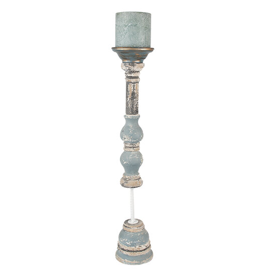 Clayre & Eef | Kandelaar Groen ø 12x59 cm | 5H0608