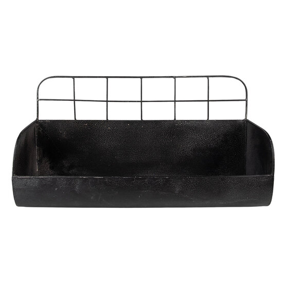 Clayre & Eef | Wandrek Zwart 38x14x20 cm | 6Y4745