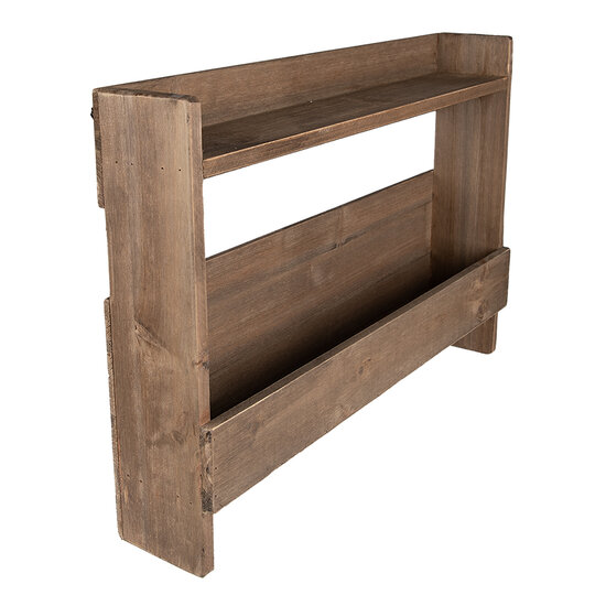 Clayre & Eef | Wandrek Bruin 60x12x42 cm | 5H0641