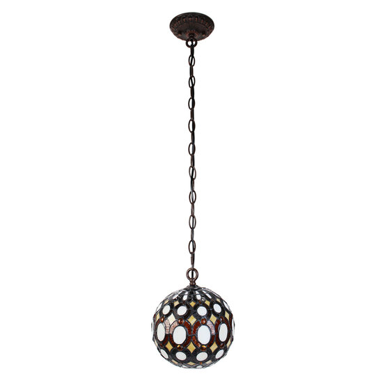 Clayre & Eef | Hanglamp Tiffany ø 20x116 cm E14/max 1x25W | 5LL-6270