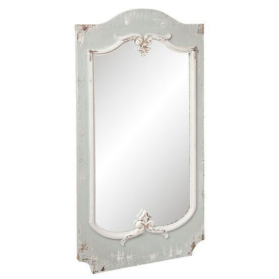 Clayre & Eef | Wandspiegel Grijs 56x5x110 cm | 52S118