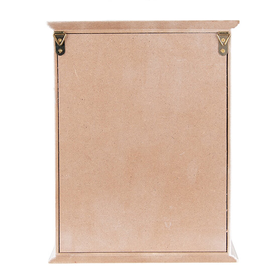 Clayre & Eef | Sleutelkastje Huisje Wit 20x6x27 cm | 6H2272