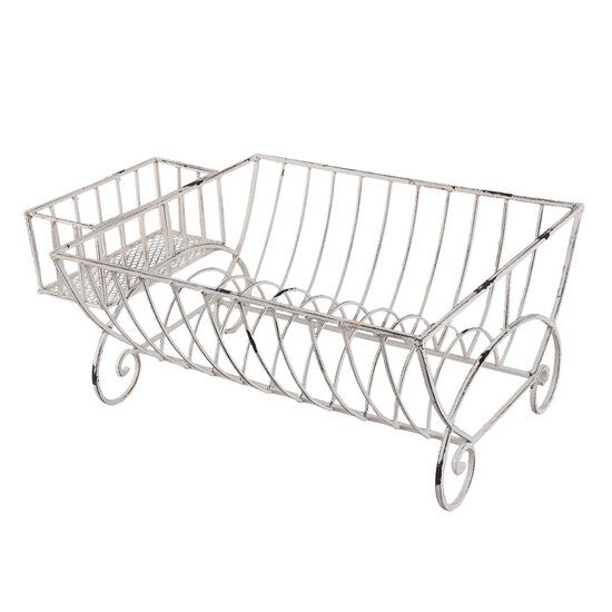 Clayre & Eef | Droogrek Wit 42x29x17 cm | 6Y2622