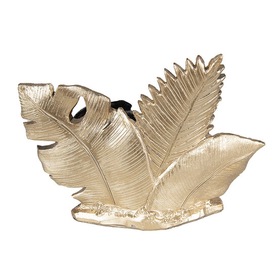 Clayre & Eef | Decoratie Beeld Olifant Zwart 25x10x18 cm | 6PR3816