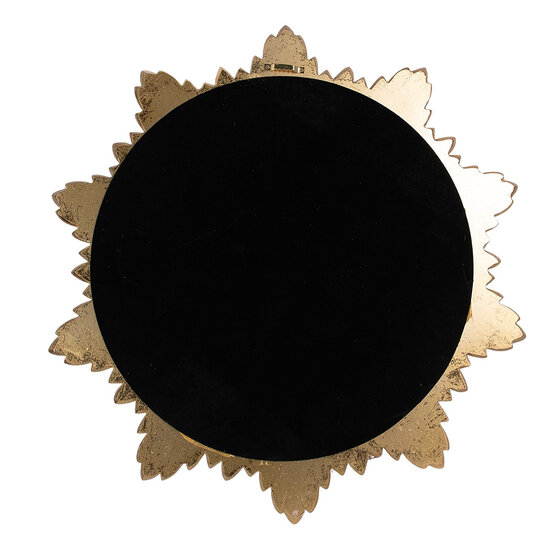 Clayre & Eef | Wandspiegel Goudkleurig ø 51x3 cm | 62S277