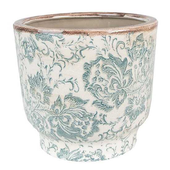 Clayre & Eef | Bloempot Binnen Groen ø 21x20 cm | 6CE1574L